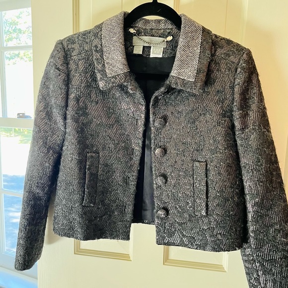 Proenza Schouler metallic gray cropped jacket - Picture 9 of 14